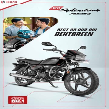 Splendor Plus Xtec 2.0 Brochure | Hero Motocorp