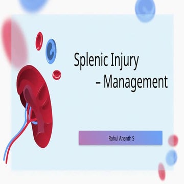 Splenic injury - managment777888900.pptx