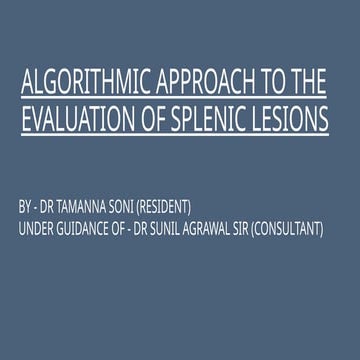 splenic lesions and findings of ct and usg