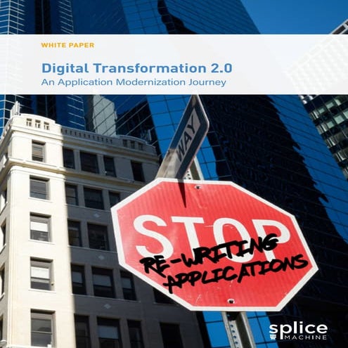 Splice Machine Digital Transformation 2.0 white paper