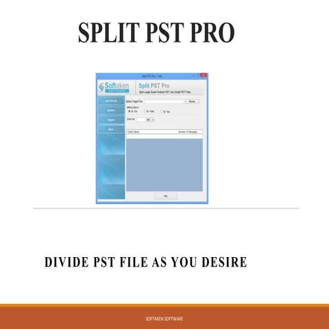 Split pst pro | PPTX