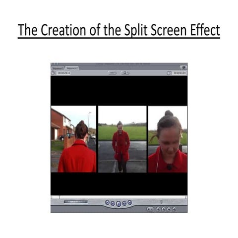 The Creation of the Split Screen Effect 