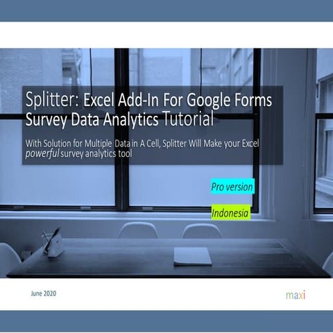 Splitter Pro version Tutorial June 2020 Indonesia