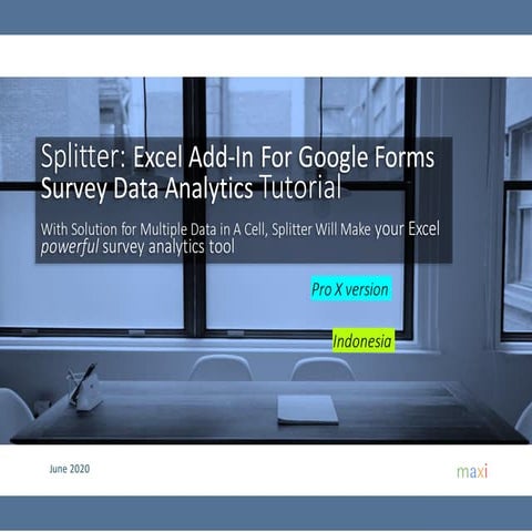 Splitter Pro X version Tutorial June 2020 Indonesia