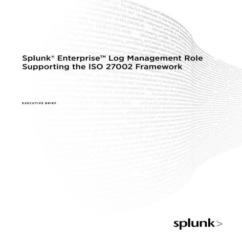 Splunk guide for_iso_27002