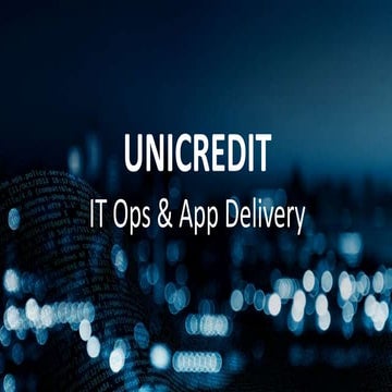 SplunkLive! Milano 2016 -  customer presentation - Unicredit