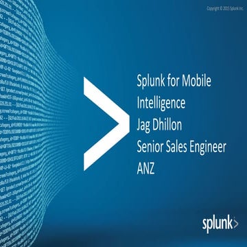 Splunk MINT Deepdive