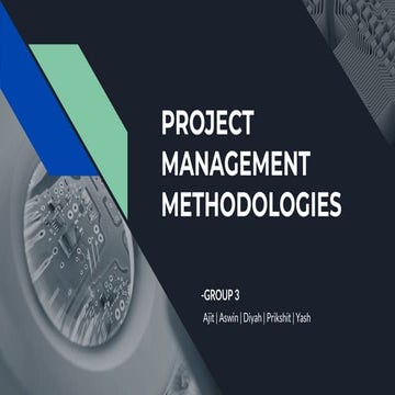 Project Management Methodologies - A deep dive