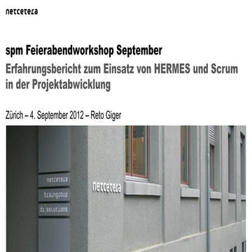 spm Feierabendworkshop im September