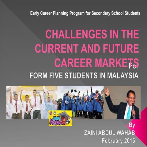 SPM and challenges in the current and future career markets