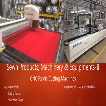CNC fabric cutting machines