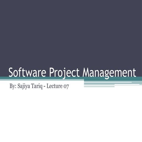 Software Project Management Selection Models Pptx