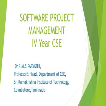 Software Project Management | PPTX