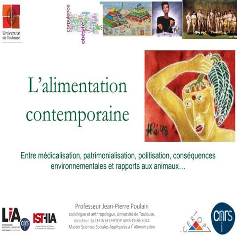 L'alimentation contemporaine 