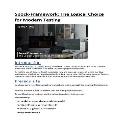 Spock-Framework: The Logical Choice for Modern Testing