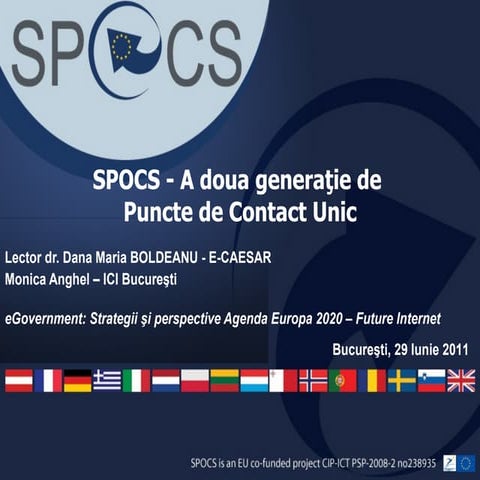Prezentare ICI: SPOCS E-CAESAR