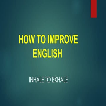 PowerPoint presentation on Spoken English | PPTX