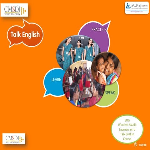 Spoken english day 01 @ CMSDI India 