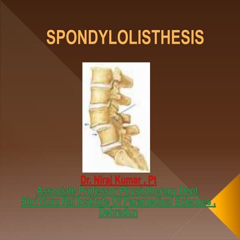 Spondylolisthesis