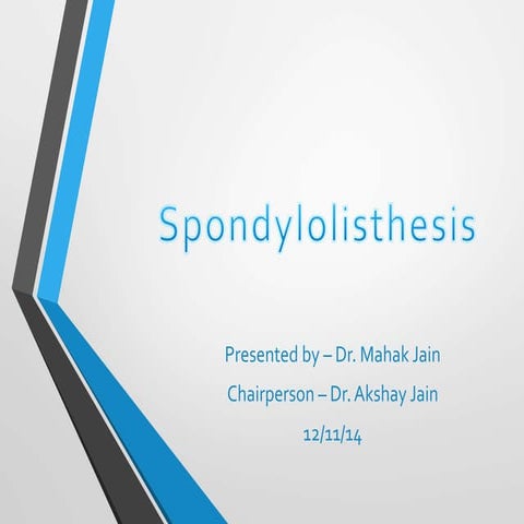 Spondylolisthesis 