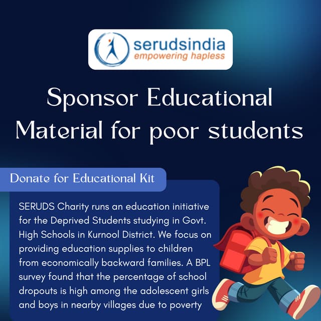 Distribution of Education Material for Poor School Children | PPTX