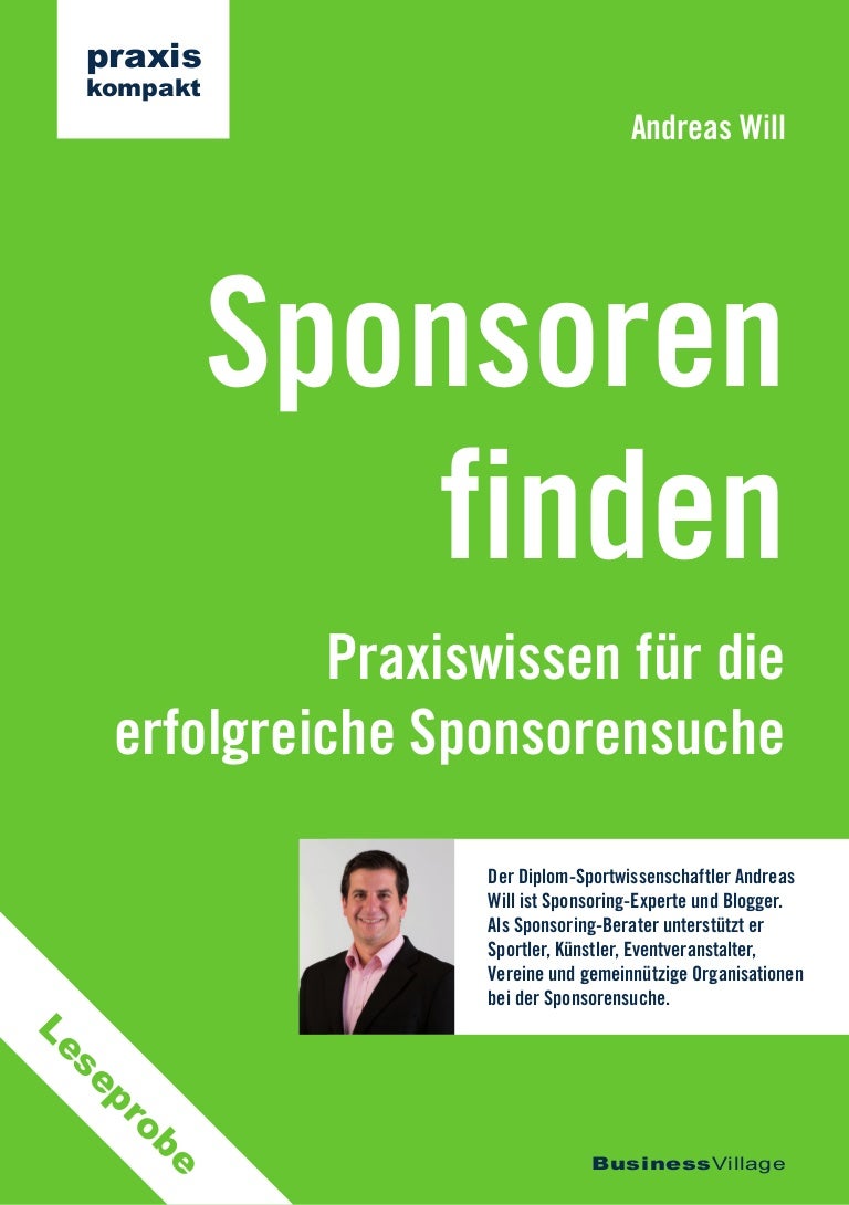 sponsor finden sponsor finden