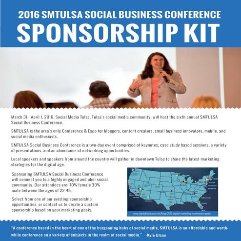 SMTULSA Social Business Conference Sponsorship Kit