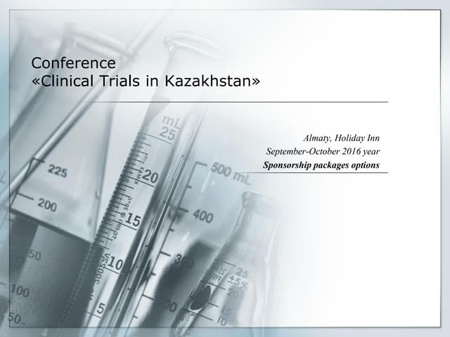 Sponsorship packages options