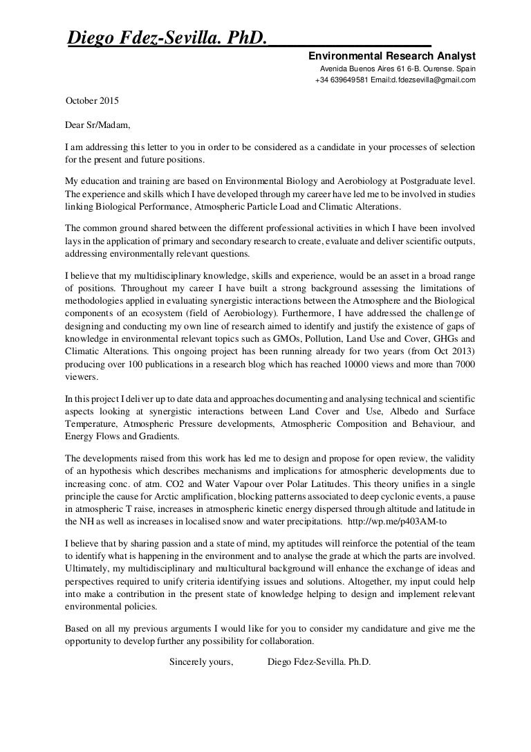 spontaneous application diego fdez sevilla cover letter cover letter aos