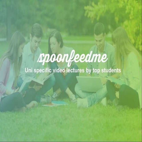 SpoonFeedMe Slide Deck