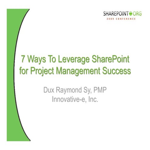 7 Ways To Leverage SP for PM Success