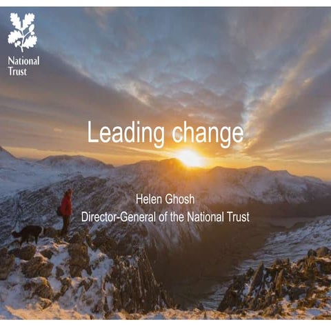 Leading Change by Dame Helen Ghosh