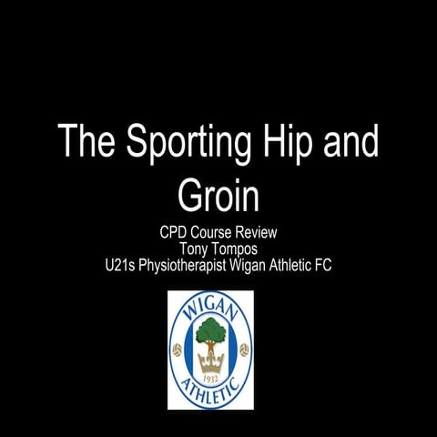 Sporting Hip and Groin 