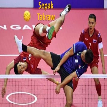 Sport presentation   sepak takraw