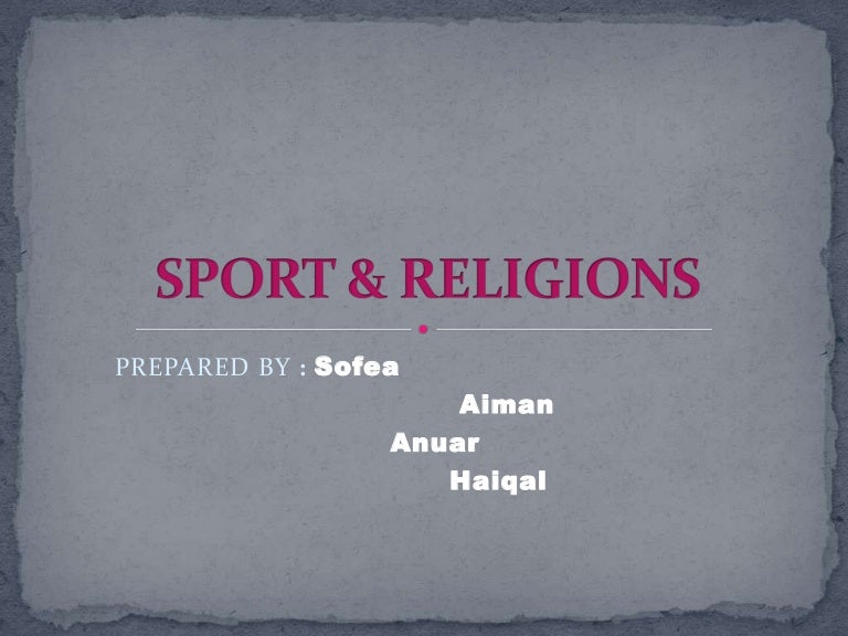 Sport & religions