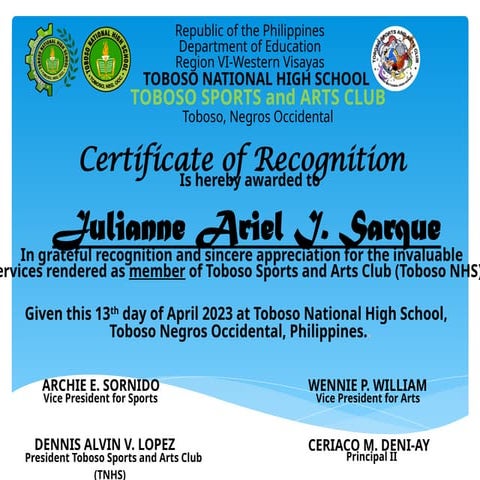 sports-club-cert sample toboso national high school.pptx