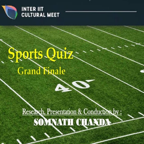 Sports Quiz - Grand Finale