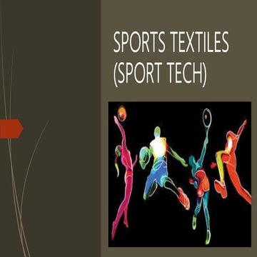 Sports textiles