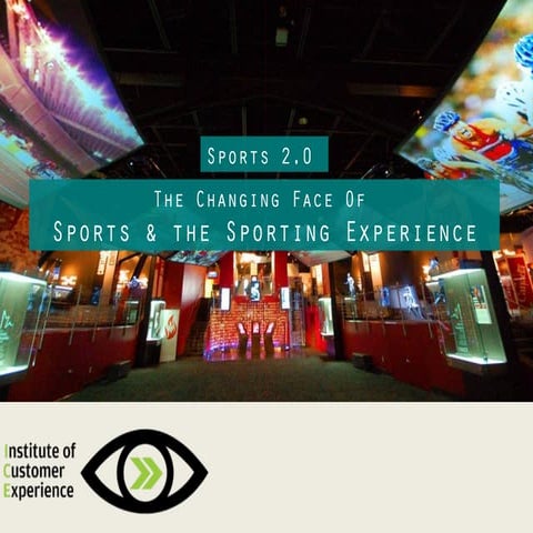 Sports 2.0 : The Changing Face Of Sports & The Sporting Experience