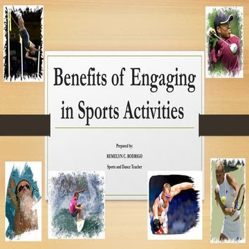 Sports and Dance -lesson 3 powerpoint presentation