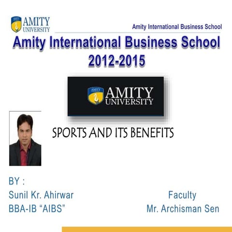 Sports and its benefits