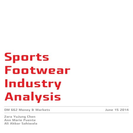 Sports industry footwear report