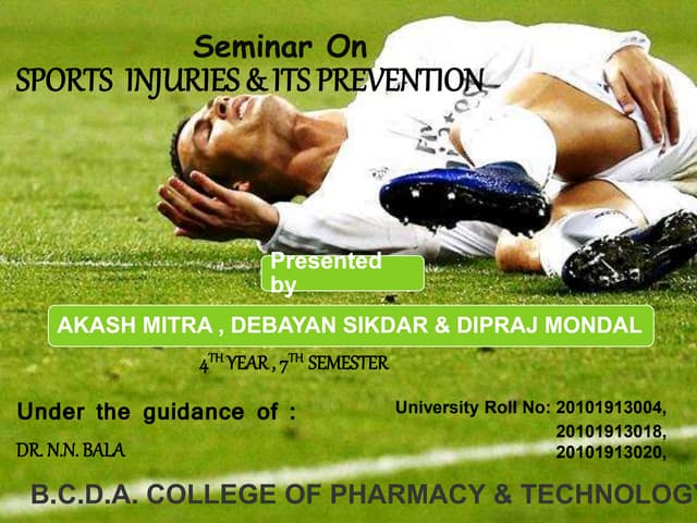 Common Sports Injuries | PPTX