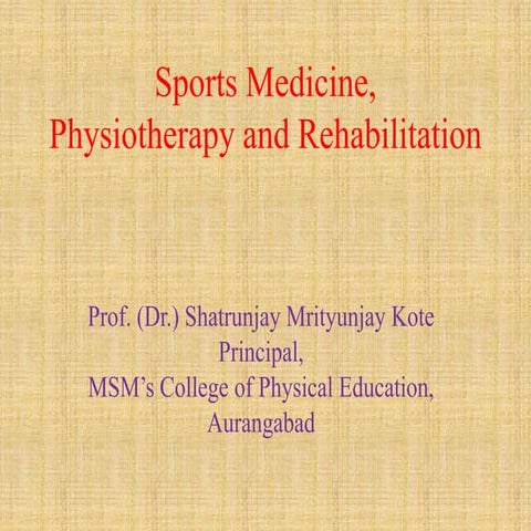 Sports Medicine III Semester.pptx