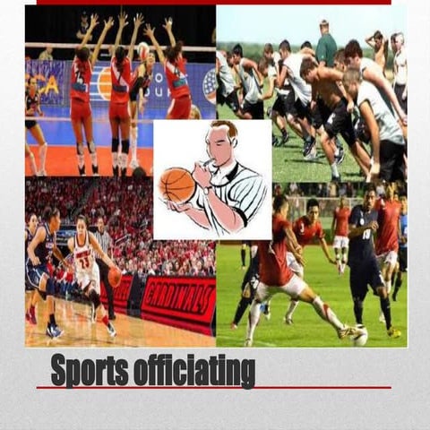 Sports officiating
