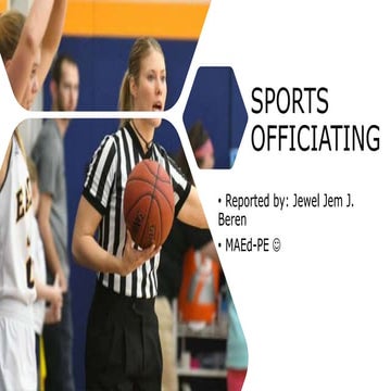Sports Officiating