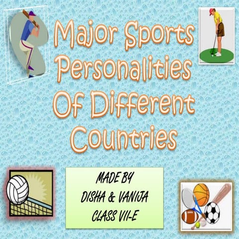 Sports personalites 