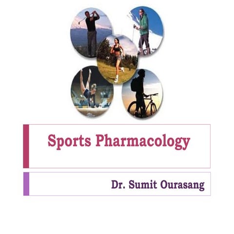drugs used in sports pharmacology and pharmacotherapeutics