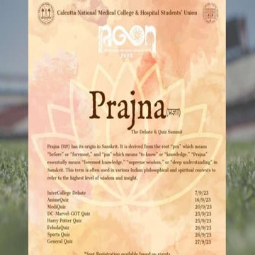 Open Sports Prelims CNMCH 26.09.23