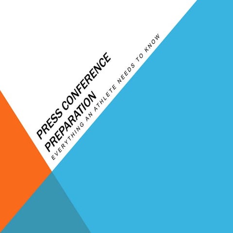 Sports promotion press conference